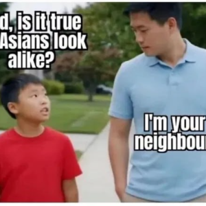 Do Asians look alike?