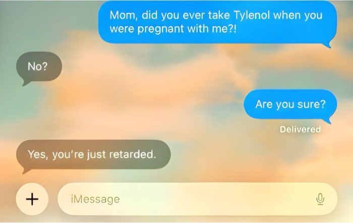 Sometimes it's not Tylenol