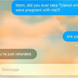 Sometimes it's not Tylenol