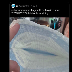 Order nothing, get nothing