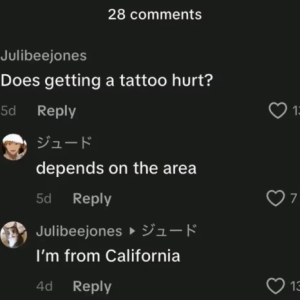 Does getting a tattoo hurt
