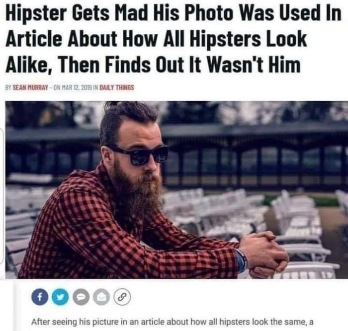 Hipsters lookalike