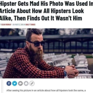 Hipsters lookalike
