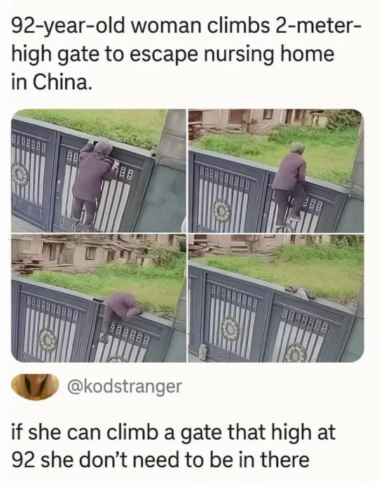 Grandma escape